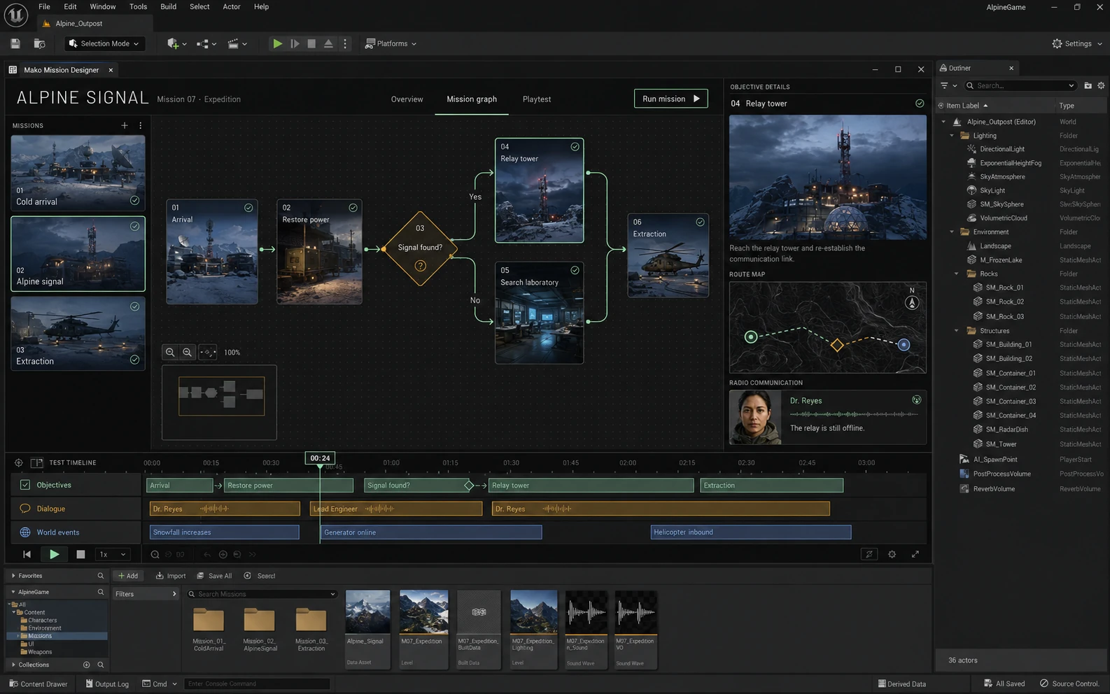Mako UI Editor Panel inside Unreal Editor: create editor tools.